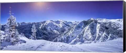 Framed Colorado Snow Print