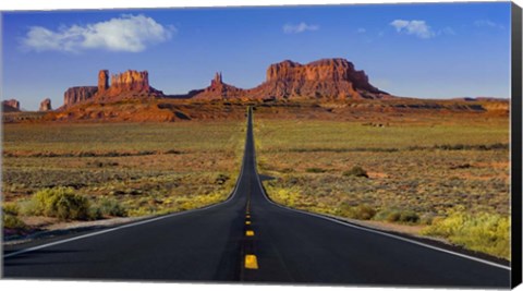 Framed Monument Valley Road Print