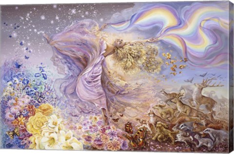 Framed Rainbow Girl 2261 Print