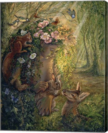 Framed Wood Nymph Print