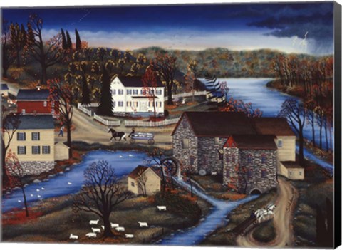 Framed Charles Mill Print