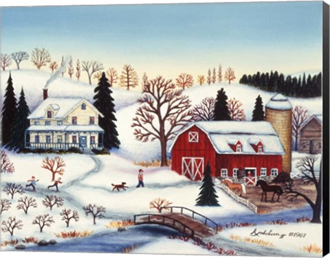 Framed Dianes Farm Print