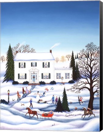 Framed Holiday Home Print