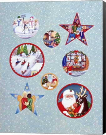 Framed Ornaments Print
