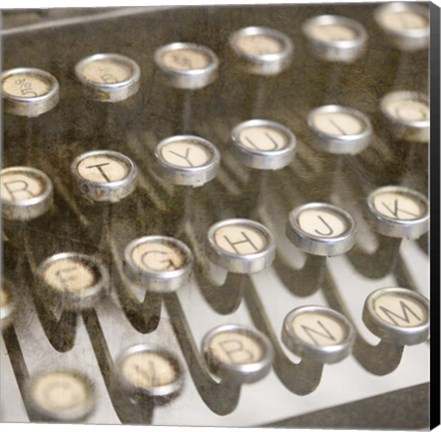 Framed Typewriter 02 Royal keys 1 Print