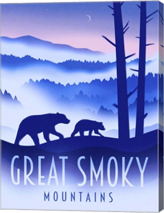 Framed Great Smoky Mountains Print