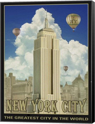 Framed New York Day Print