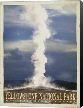 Framed Old Faithful Print