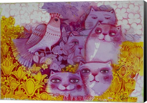 Framed Pink Morning Print