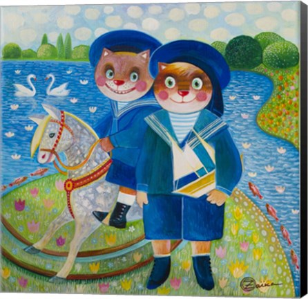 Framed Sailors Print