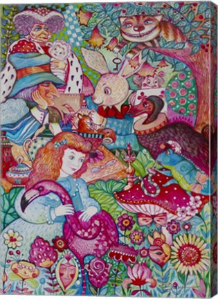 Framed Alice in Wonderland Print