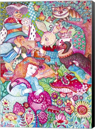 Framed Alice In Wonderland Print