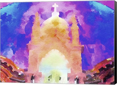 Framed Acapulco Cathedral Print