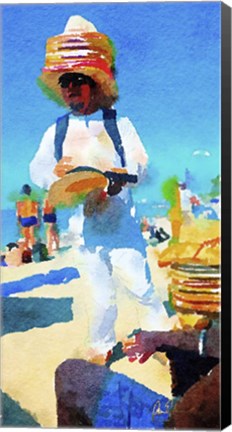 Framed Hat Man Print