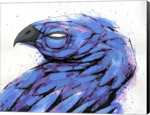 Framed Bird At Rest Print