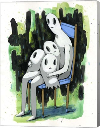 Framed Ghost Kids Print