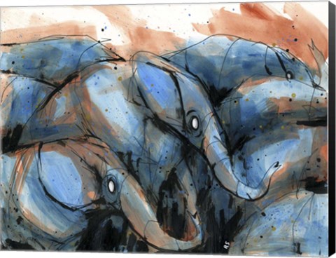 Framed Met In The Heard Print