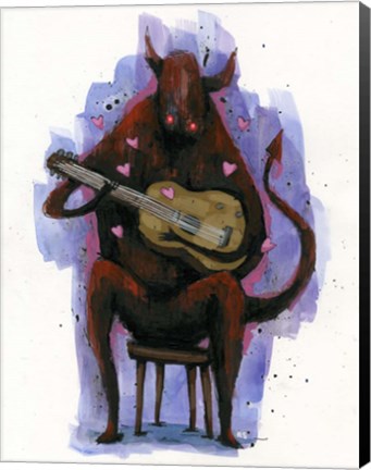 Framed Devil Plays The Blues Print