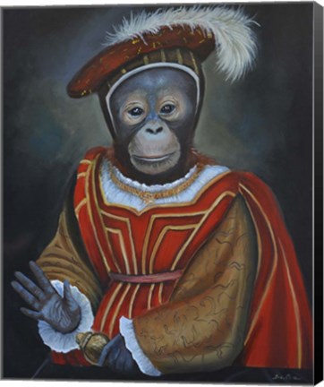 Framed Royal Wave Print