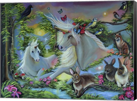 Framed Morning Has Broken Print