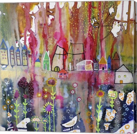 Framed L&#39;horizon Pose Print