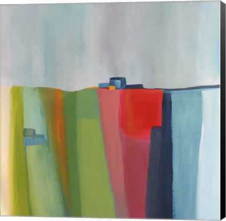 Framed Le Bonheur est Ici Print