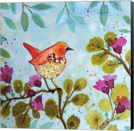 Framed Le Son Coeur Print