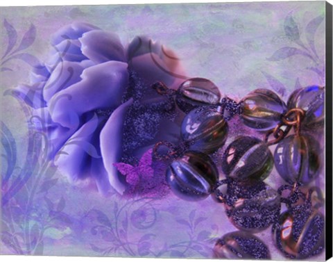 Framed Sunset Rose Print