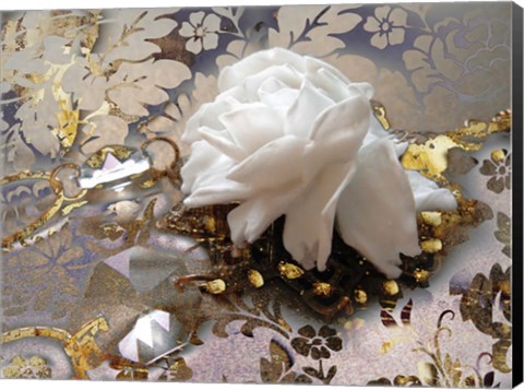 Framed Winter Rose Print