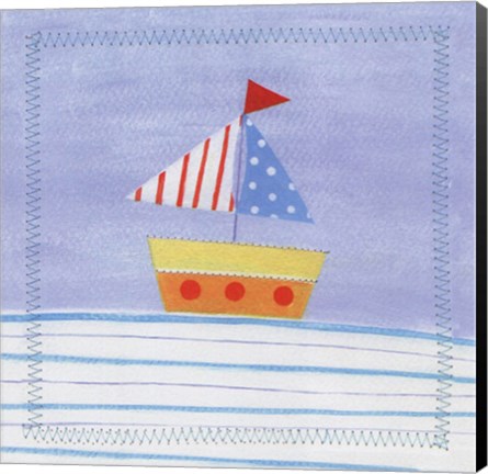 Framed Seaside 2 Print