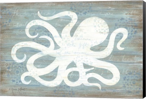 Framed Ocean Octopus Print