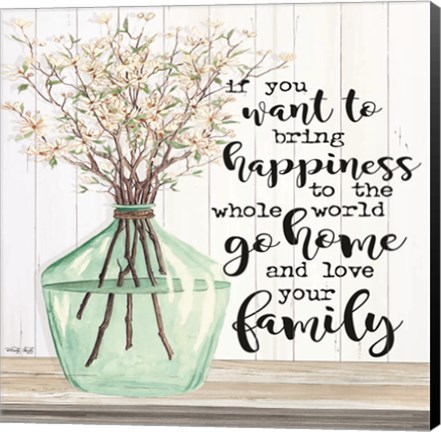 Framed Spring - Love Your Family Print