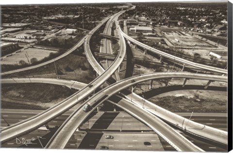 Framed Highway Crossing Print