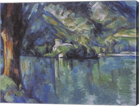 Framed Annecy Lake, 1896 Print