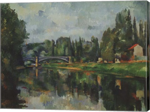 Framed Bridge Over Ther Marne at Creteil Print