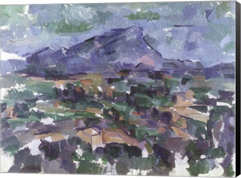 Framed Montagne Sainte-Victoire, 1904-06 Print