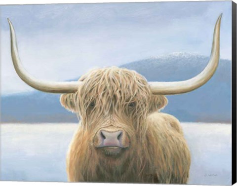 Framed Highland Cow v2 Print