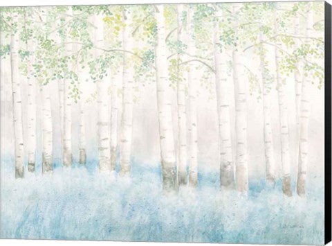 Framed Soft Birches Print