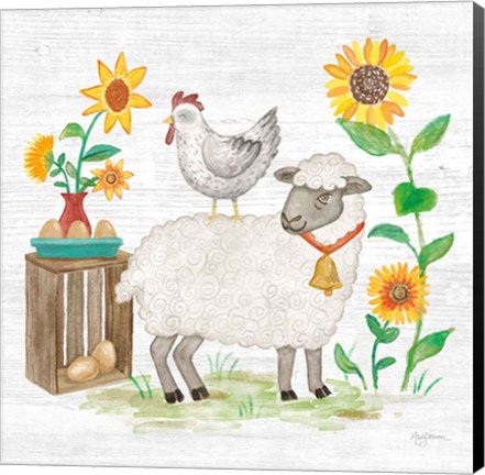 Framed Farm Market V Print