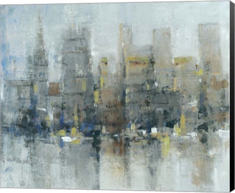 Framed City Proper I Print