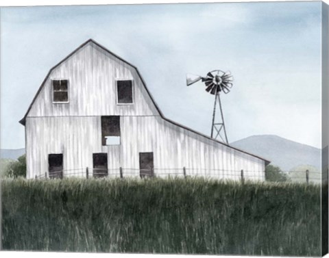 Framed Bygone Barn I Print