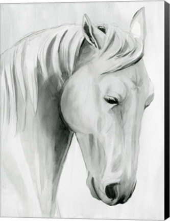 Framed Horse Whisper II Print