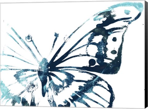 Framed Butterfly Imprint V Print