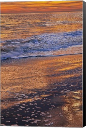 Framed Sunset Reflections, Cape May NJ Print