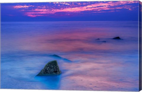 Framed Scenic Cape May Beach 3, Cape May NJ Print