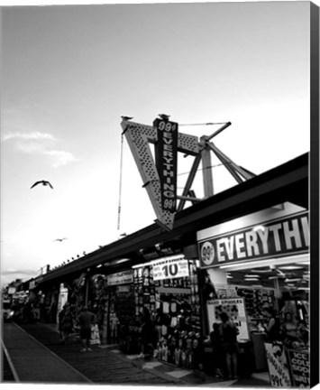 Framed 99 Cents - Boardwalk, Wildwood NJ Print