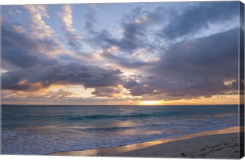 Framed Sunrise, Bavaro Beach, Print
