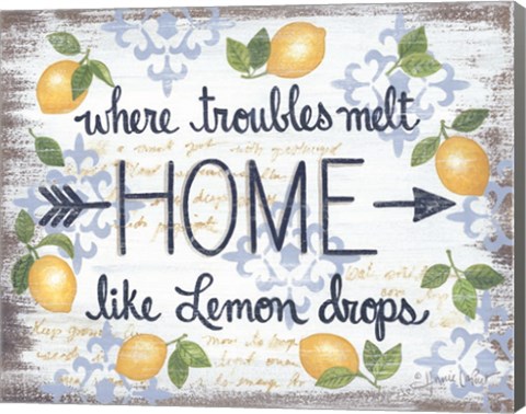 Framed Lemon Home Print