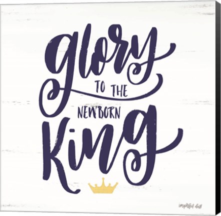 Framed Newborn King Print