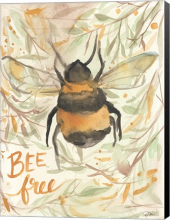 Framed Bee Free Print